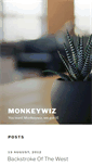 Mobile Screenshot of monkeywiz.com